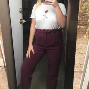 Forever 21 high waisted work pants💋💄